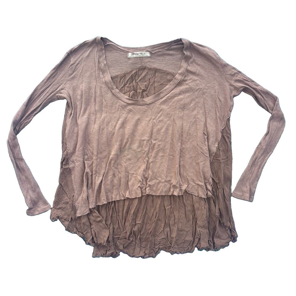 We The Free xs Dusty Mauve Pink Long Sleeve Thermal Shirt
